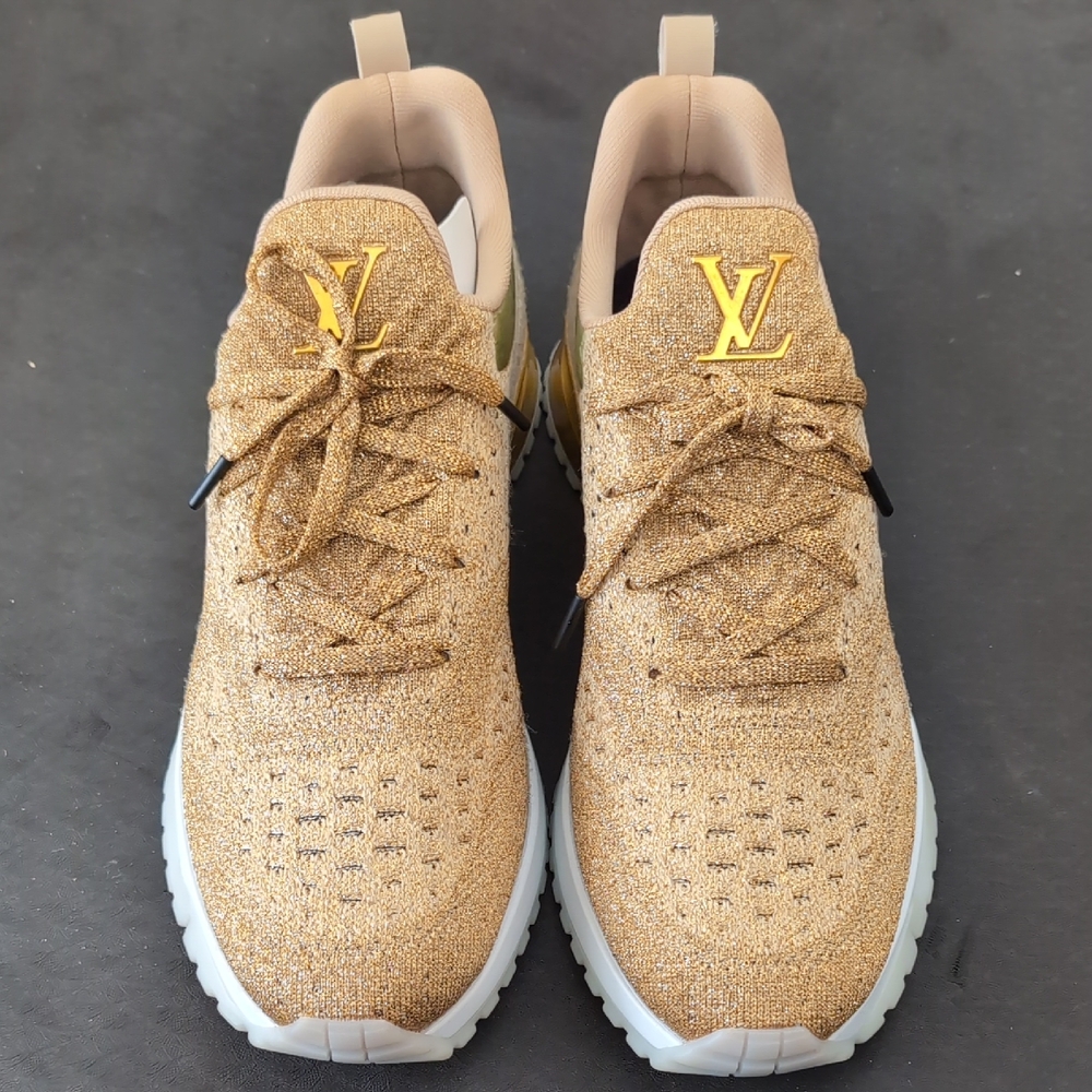 Louis Vuitton VNR Trainer Gold Sneakers
